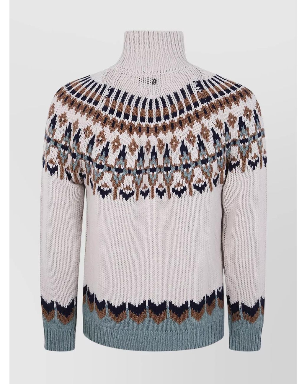 Dondup Gray Turtleneck Jumper for men