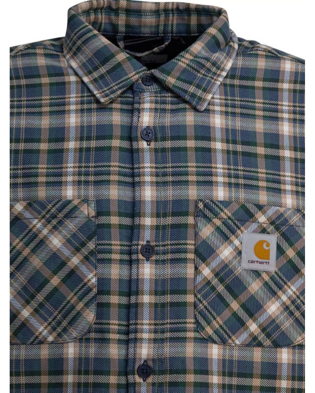 Carhartt Gray Checked Shirt Jacket for men