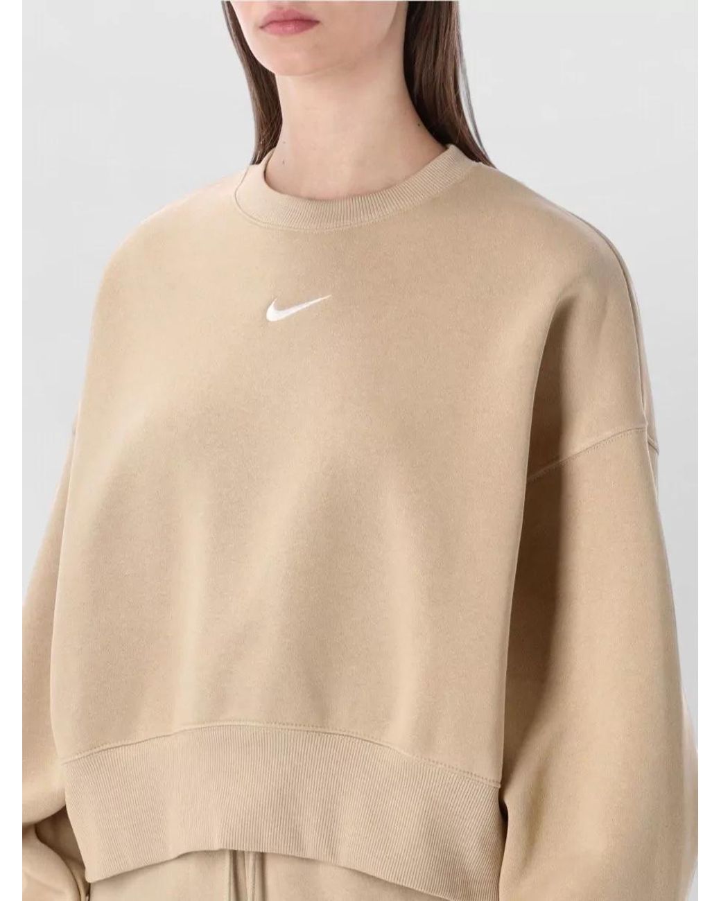 Nike Natural Cotton Oversized Crewneck Sweatshirt