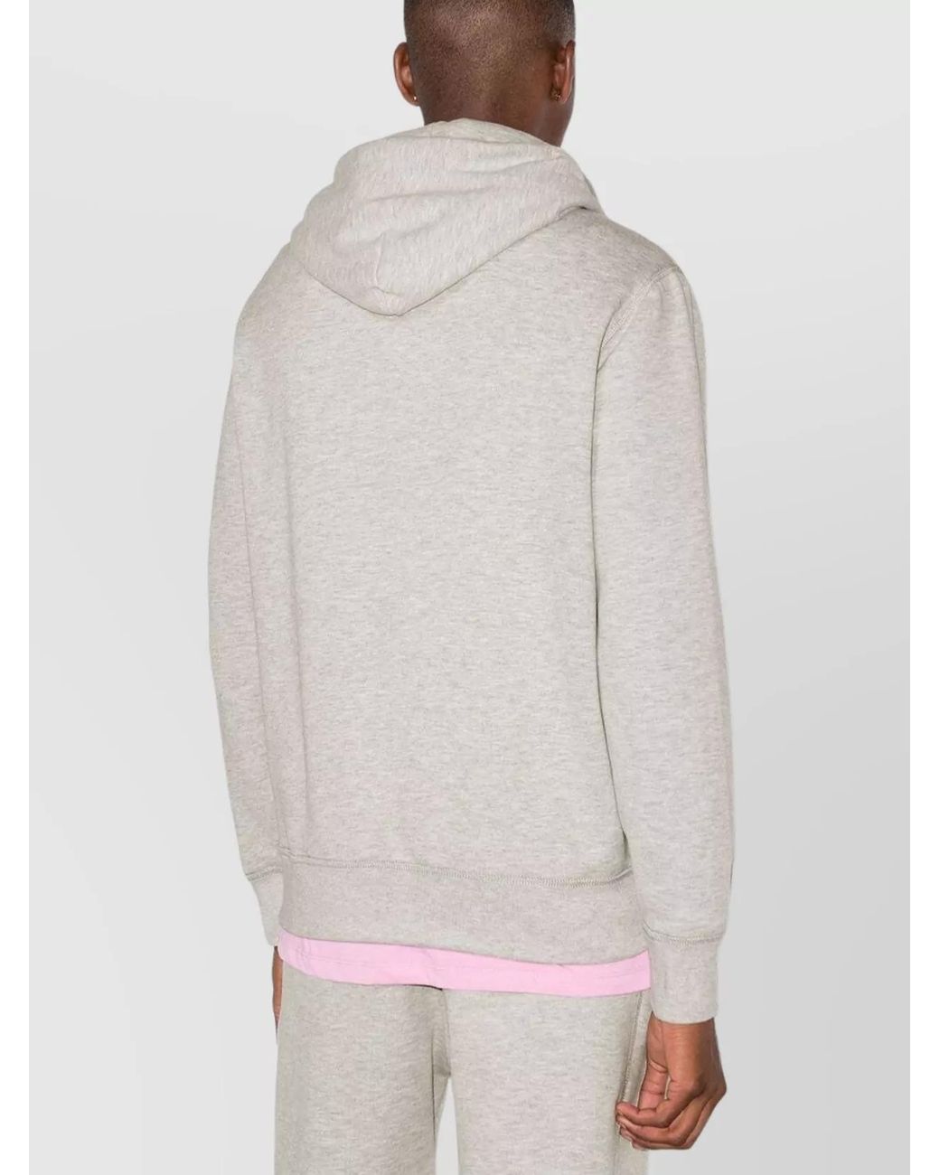Polo Ralph Lauren White Cotton-Blend Logo-Embroidered Hoodie for men