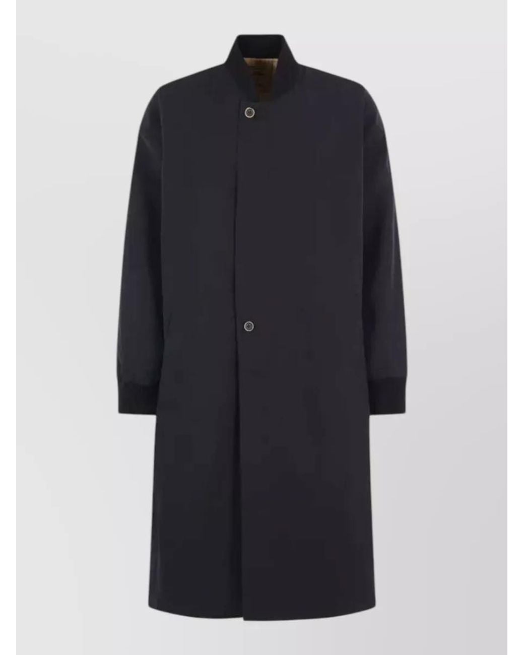 Uma Wang Blue Oversized Bomber Jacket for men