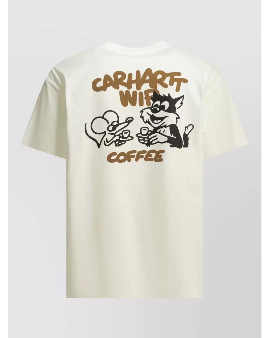 Carhartt White Short-Sleeve Cotton T-Shirt for men