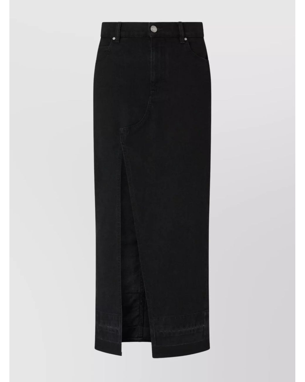 スカート PINKO - Long light denim skirt with front slit 104628A2EA-PJE-02