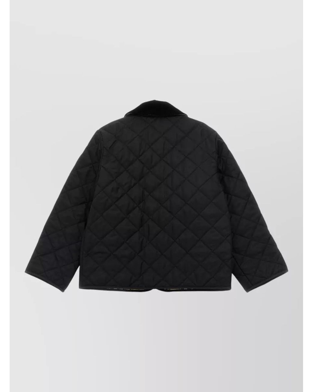 Burberry Black Quilted Single-Breasted Jacket