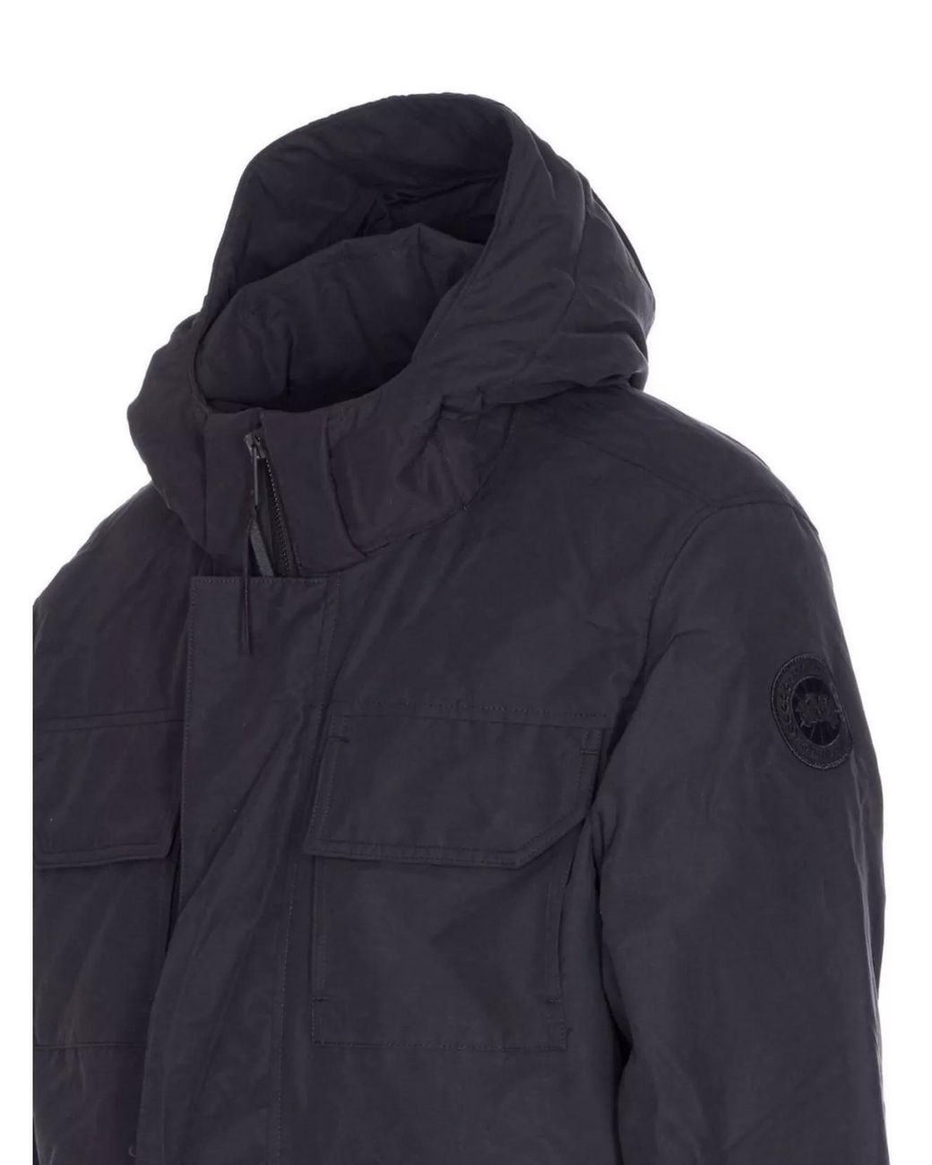 Canada Goose Blue Cotton Parka for men