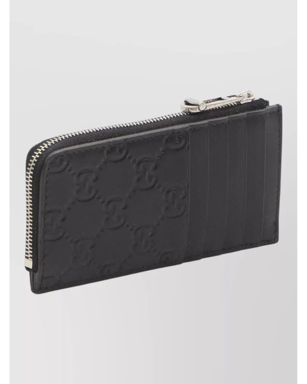 Gucci Black Leather Card Holder for men