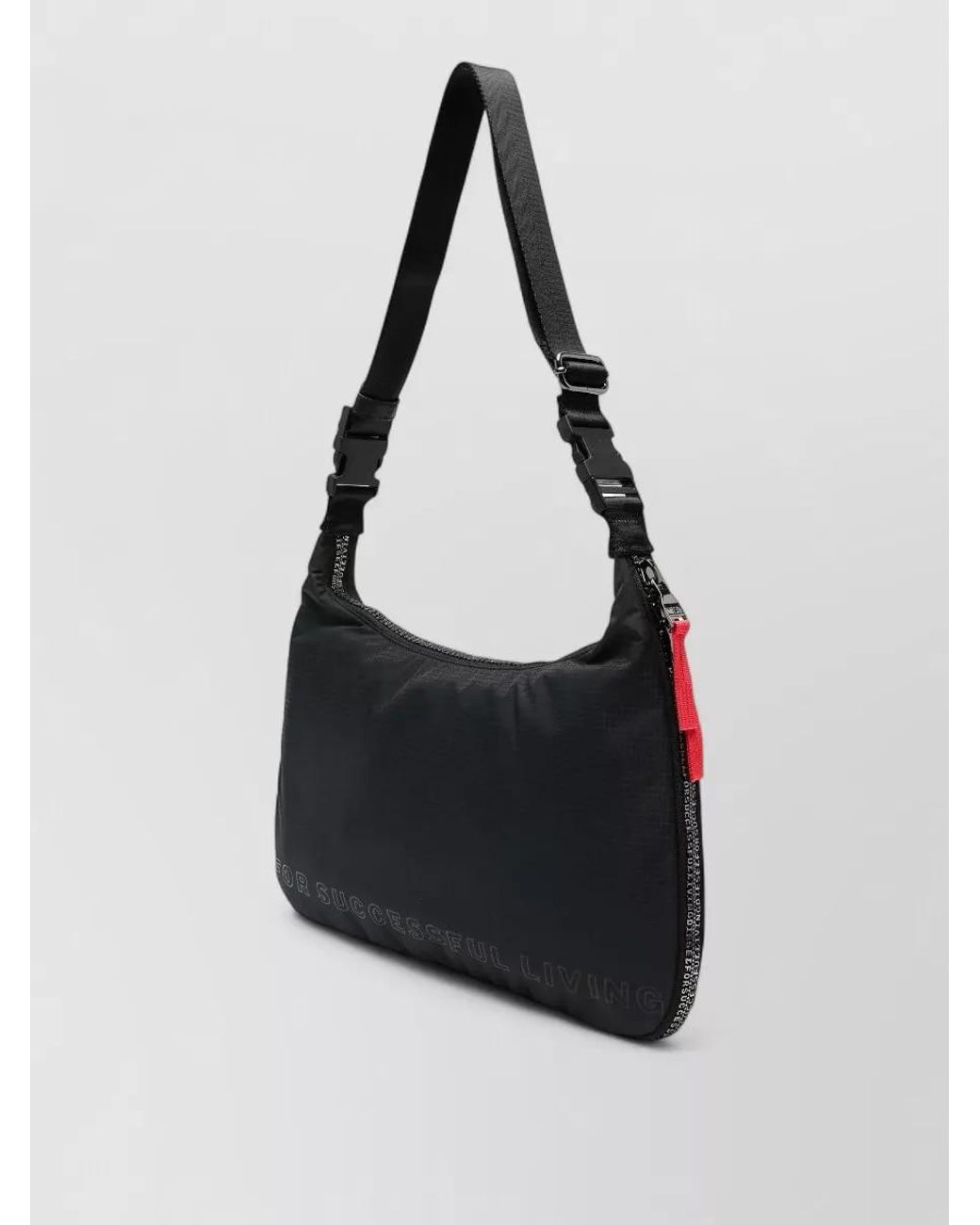 DIESEL Black Nylon Shoulder Bag for men
