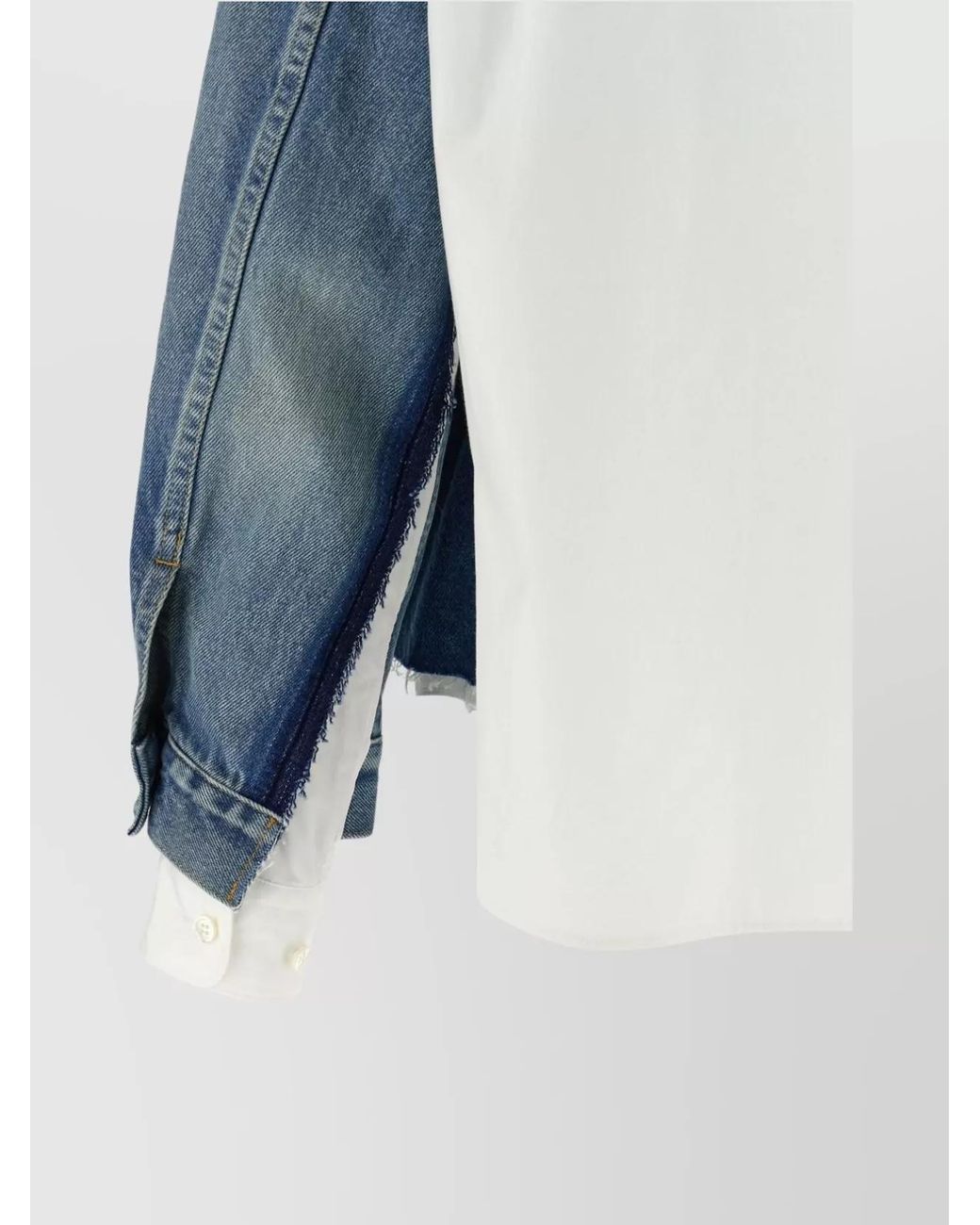 Junya Watanabe Blue Denim Shirt Jacket
