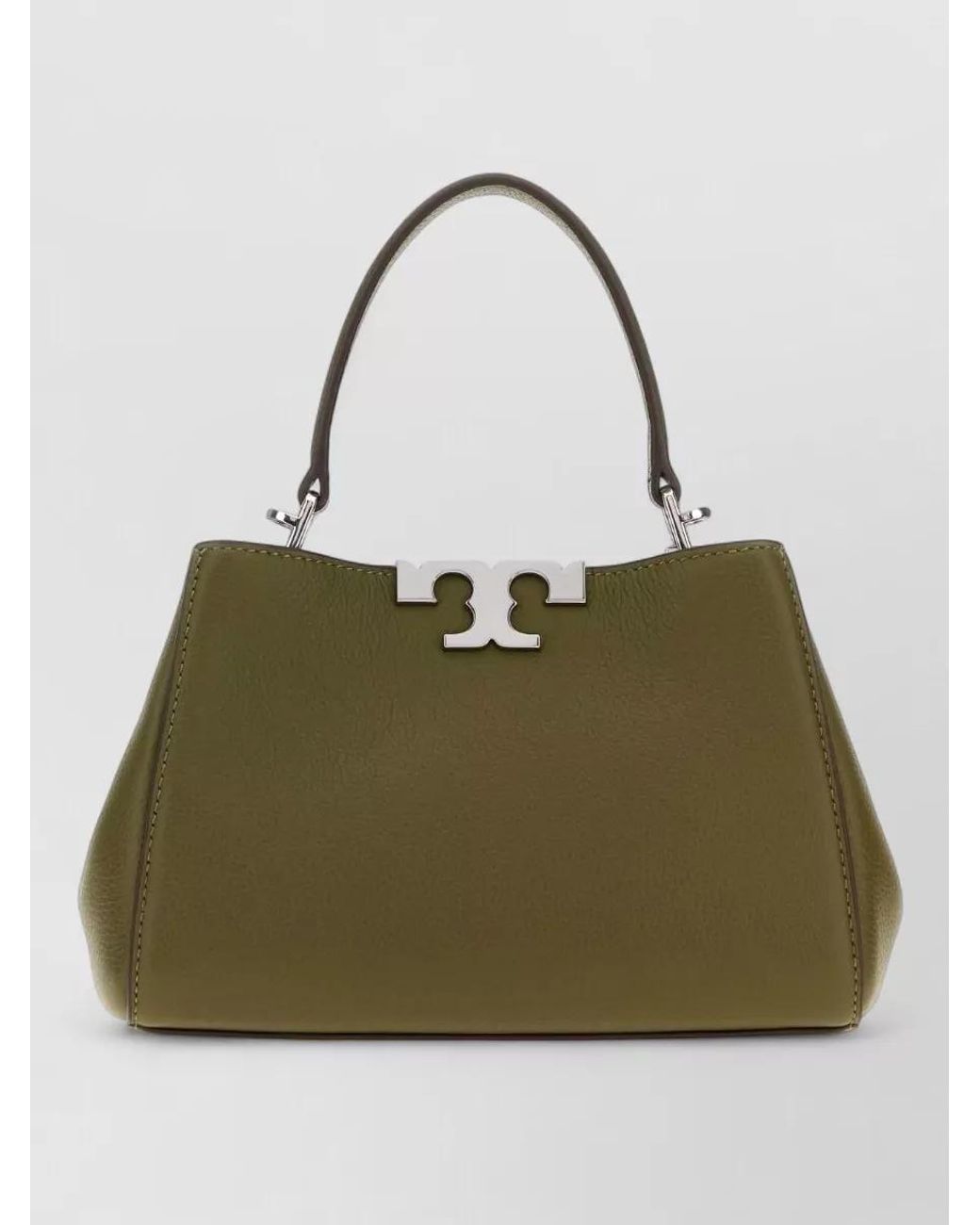 Tory Burch Green Eleanor Mini Leather Tote Bag
