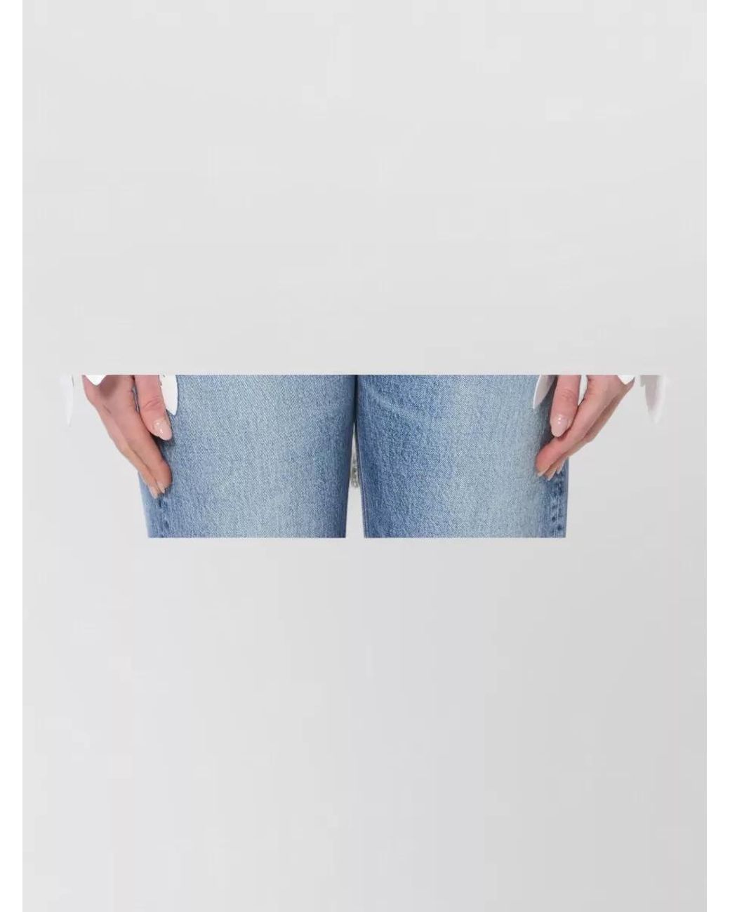 Céline White Cropped Cotton Shirt