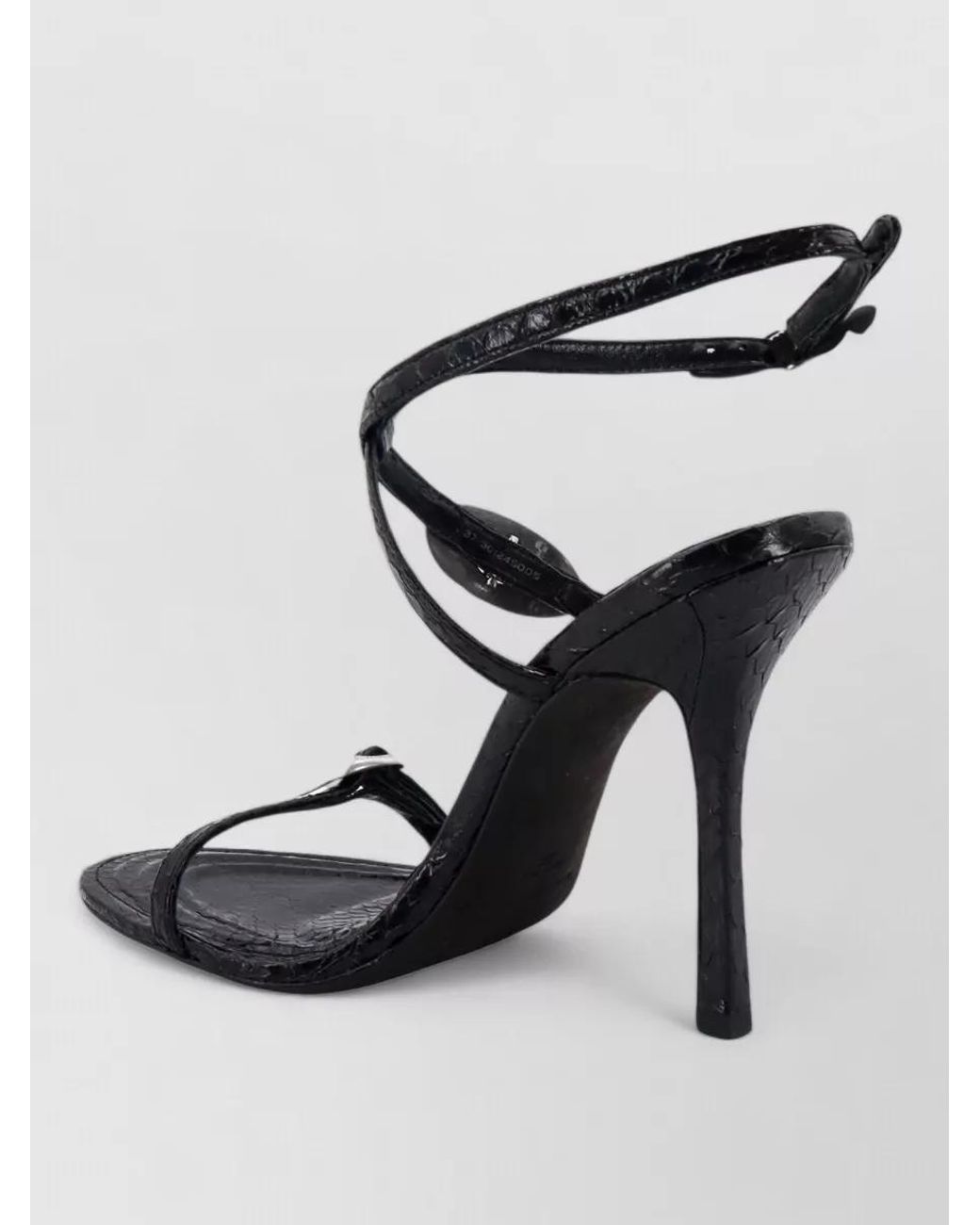 Alexander Wang Metallic Leather Stiletto Sandals