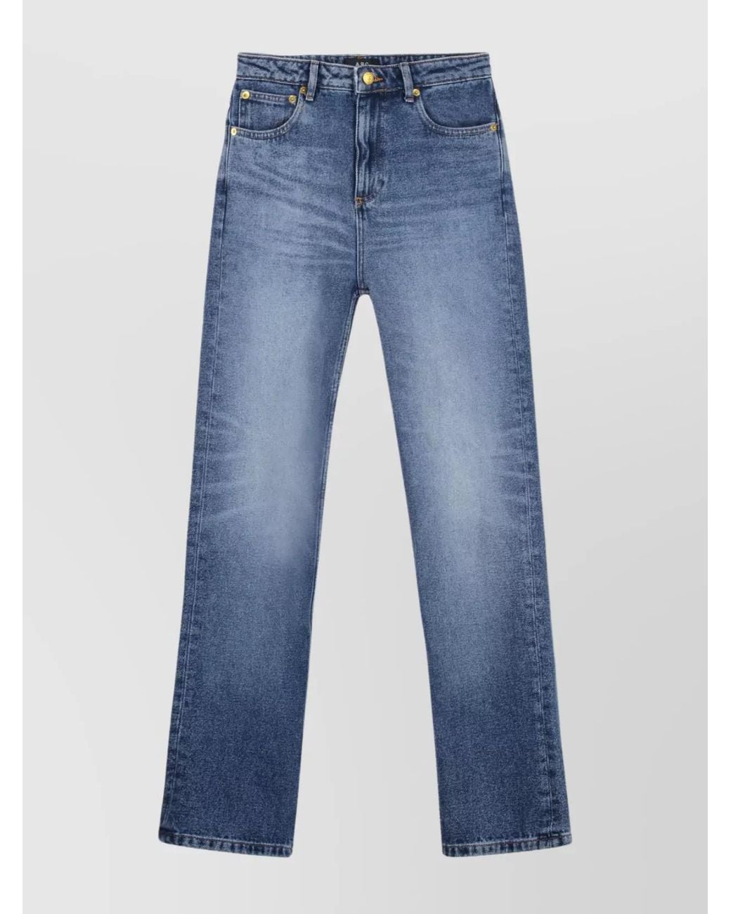A.P.C. Blue Denim Straight-Leg Jeans