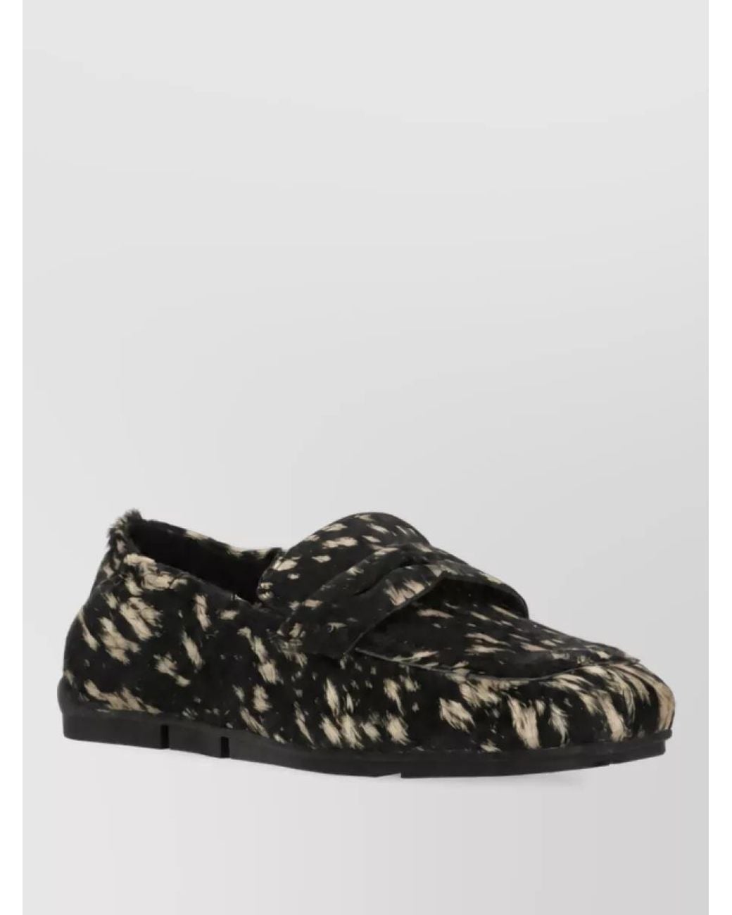 Ash Black Leather Loafers