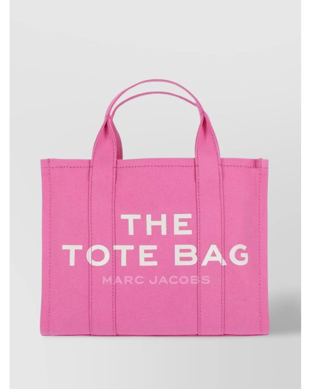 Marc Jacobs Pink Shopper With Adjustable Strap And Top Handles