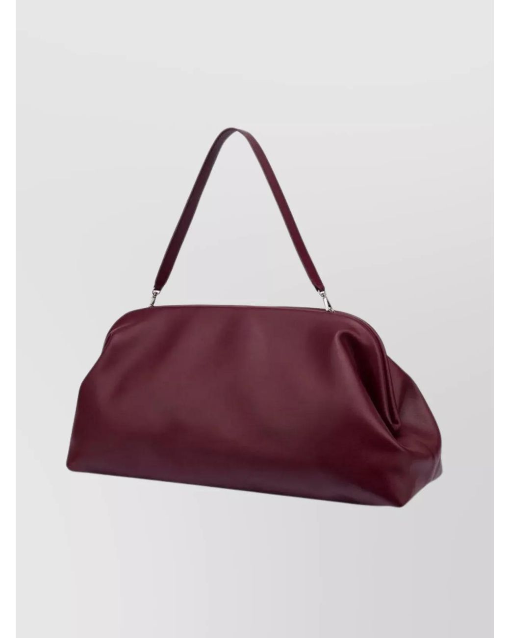 Alberta Ferretti Purple Shearling Shoulder Bag