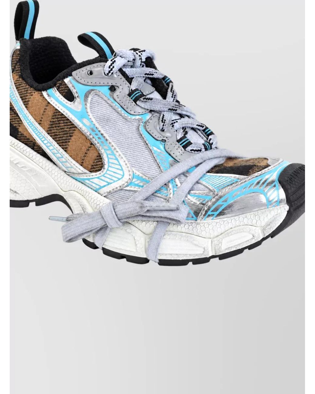 Balenciaga Metallic Technical Low-Top Sneakers