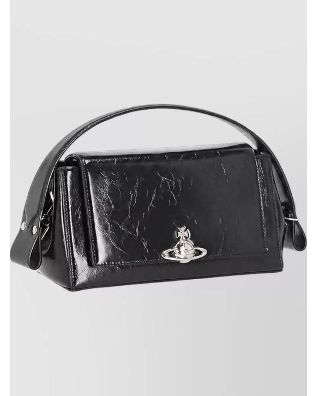 Vivienne Westwood Black Leather Clutch Bag