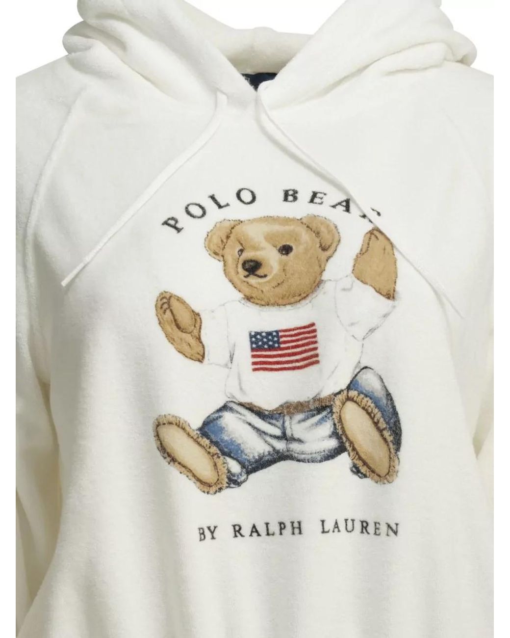 Polo Ralph Lauren White Logo Hoodie