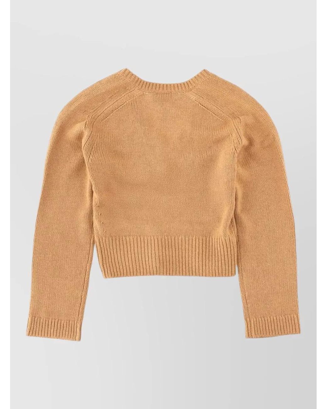Ganni White Wool Jersey Sweatshirt