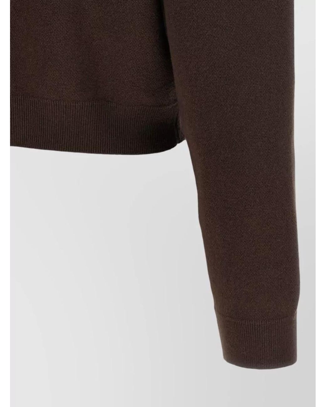ROTATE BIRGER CHRISTENSEN Black Firm Knit Cropped Crew Neck Long-Sleeve Cardigan