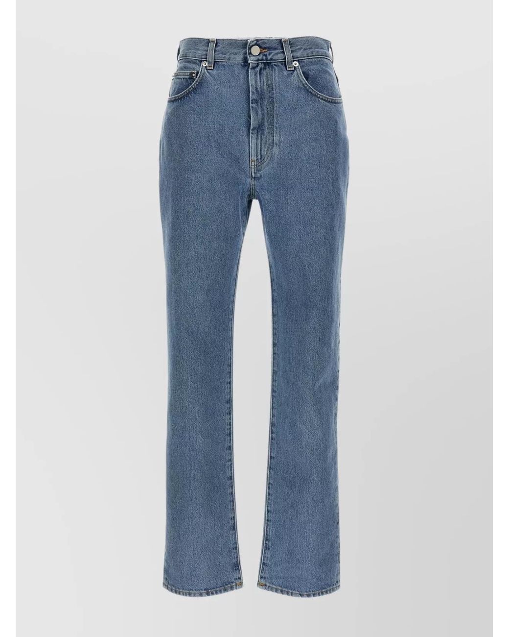 Loulou de Saison Blue Denim Straight-Leg Jeans