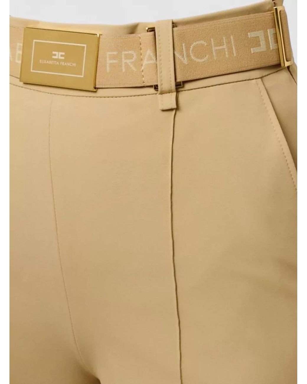 Elisabetta Franchi Natural Tailored Shorts