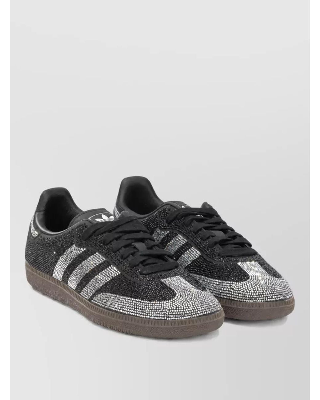 Adidas Originals Black Fabric Low-Top Sneakers