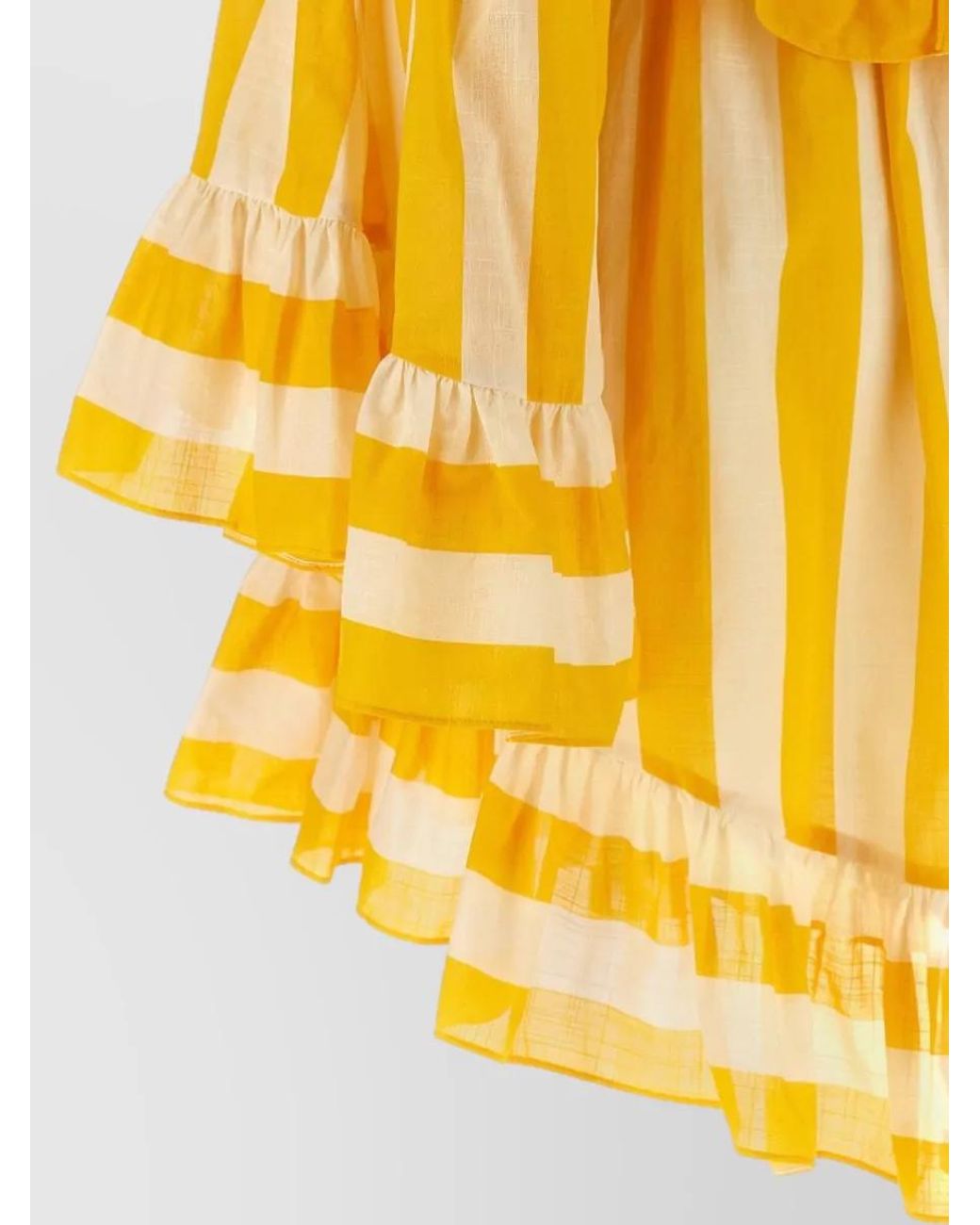 Zimmermann Yellow Short Dresses