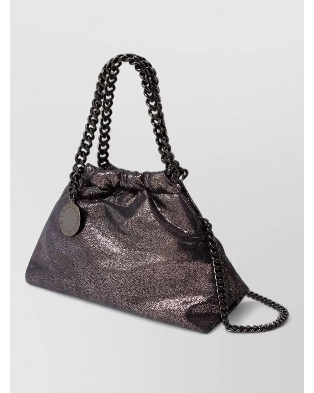 Stella McCartney Black Falabella Mini Polyester Shoulder Bag