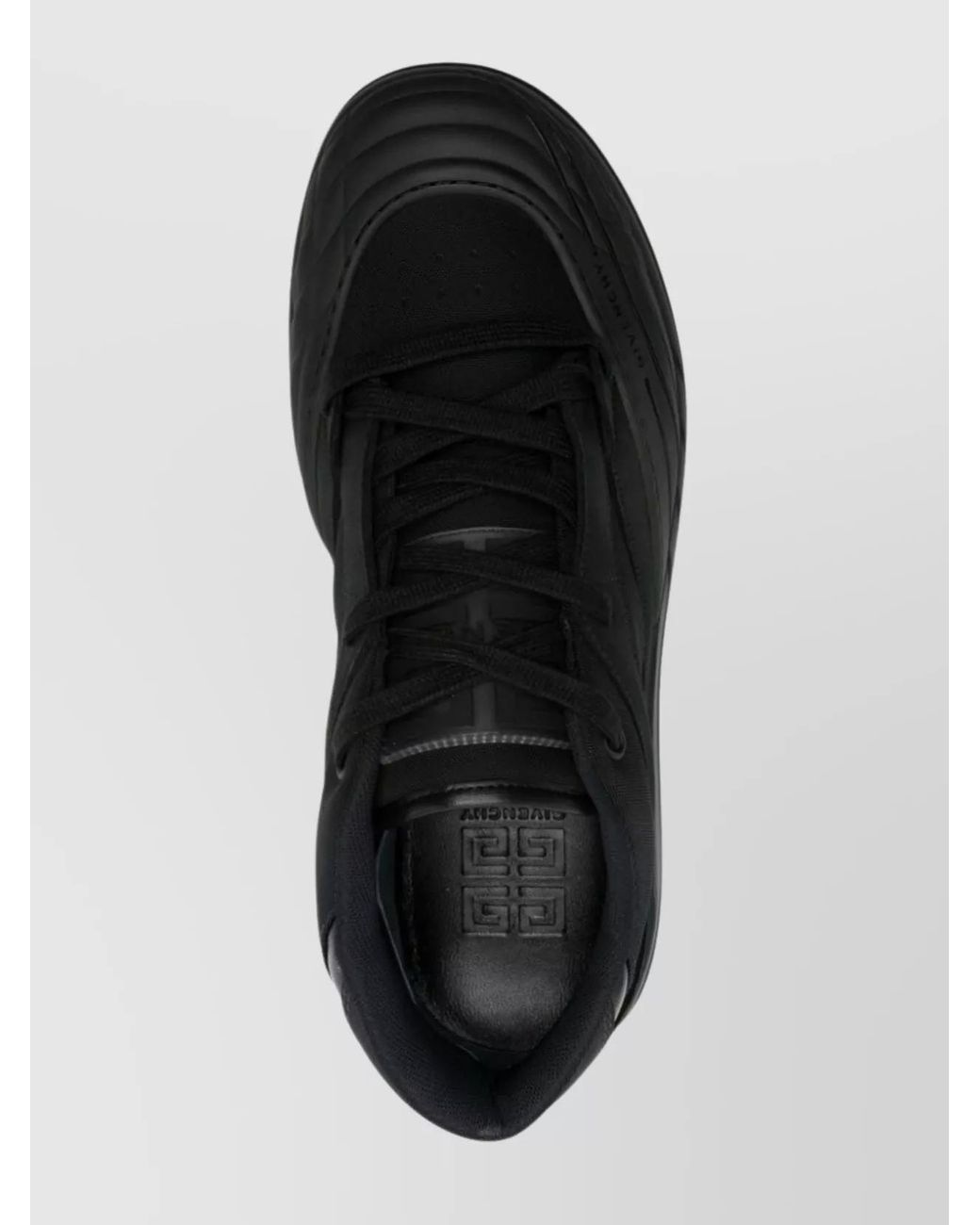 Givenchy Black Leather Panelled Low-Top Sneakers for men