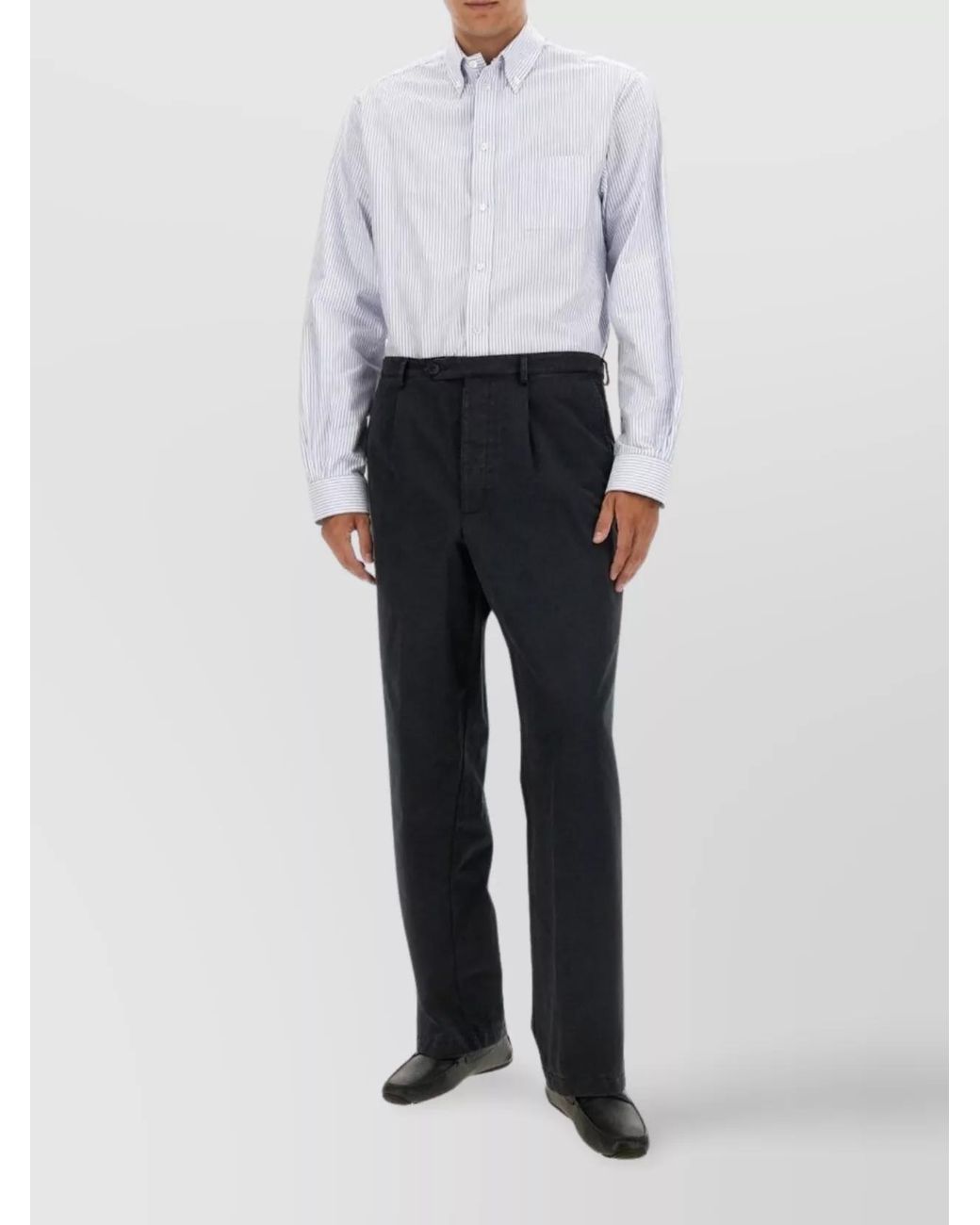 Bally White Cotton Regular-Fit Shirt for men