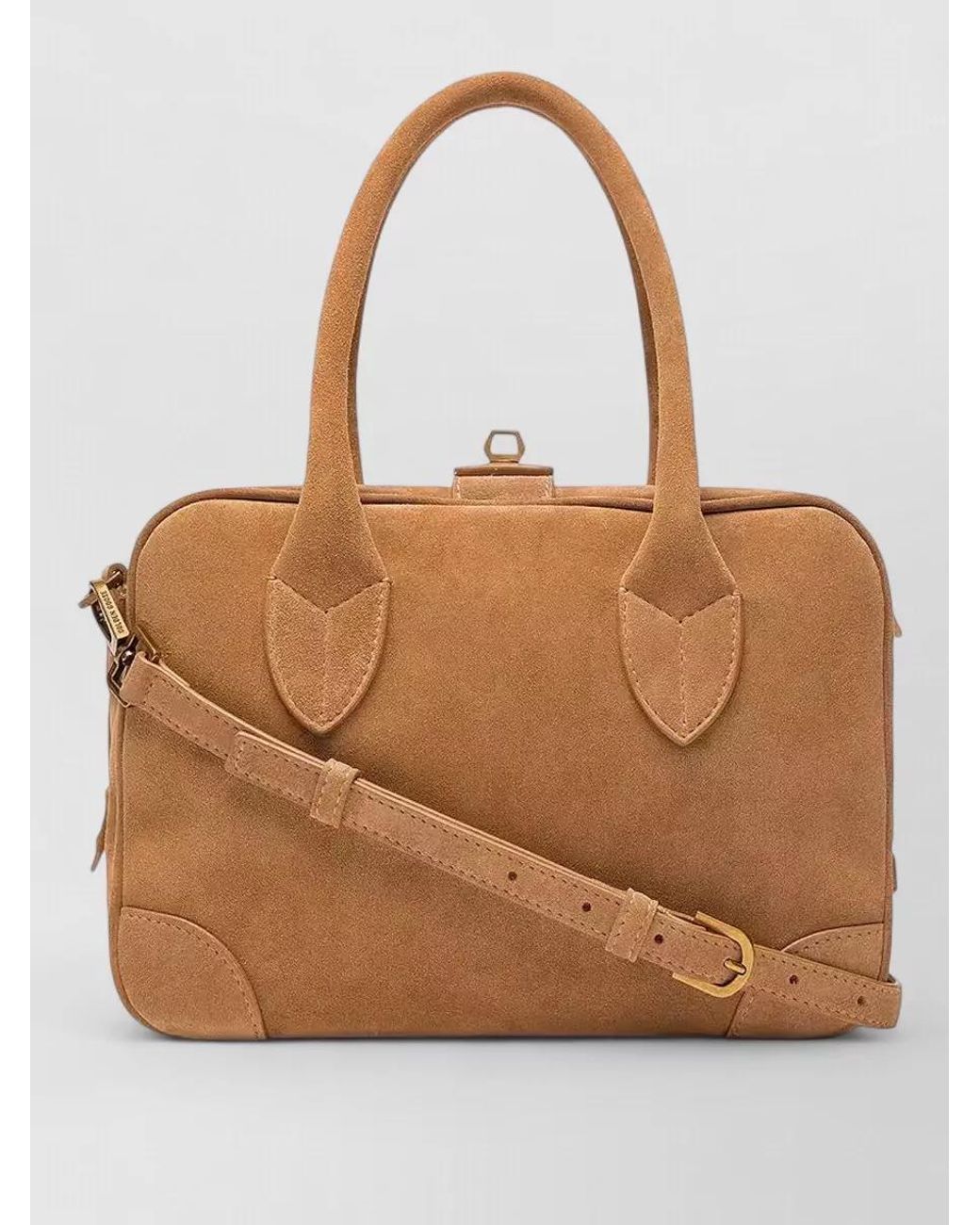 Golden Goose Deluxe Brand Brown Leather Shoulder Bag