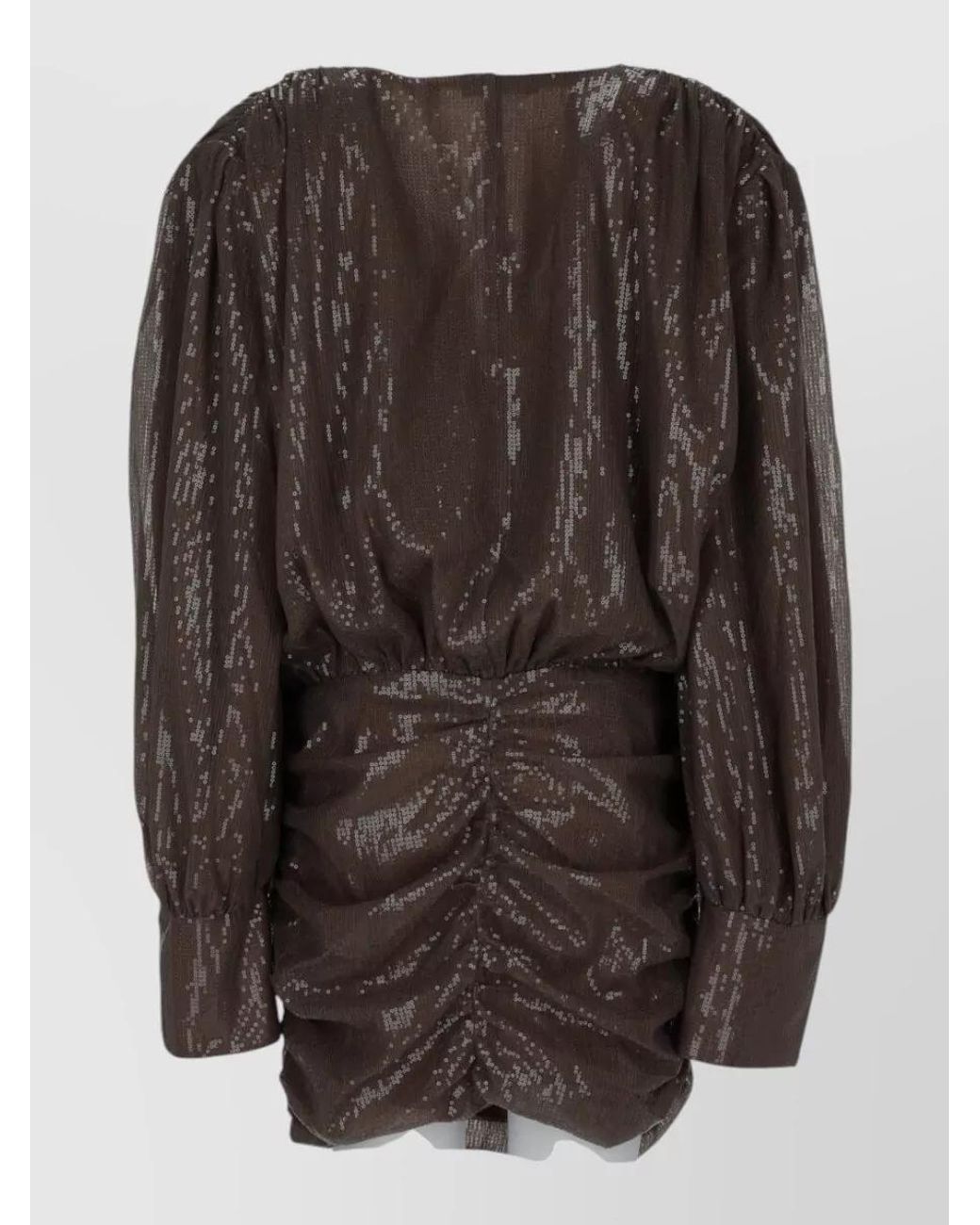 ROTATE BIRGER CHRISTENSEN Brown Sequin Mini Dress