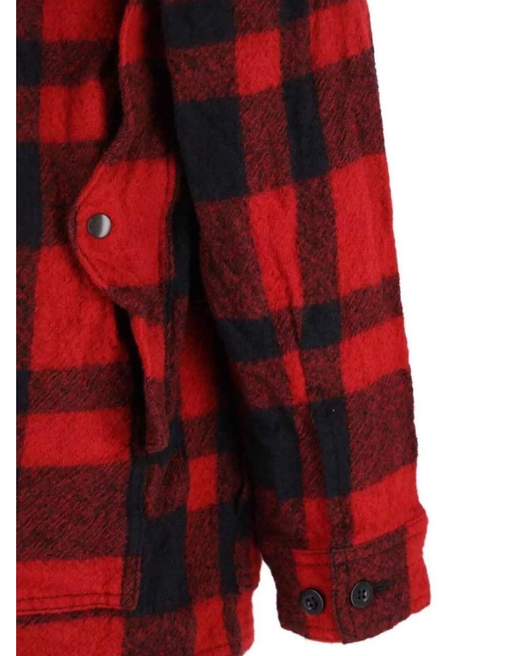 Junya Watanabe Red Wool Shirt Jacket for men