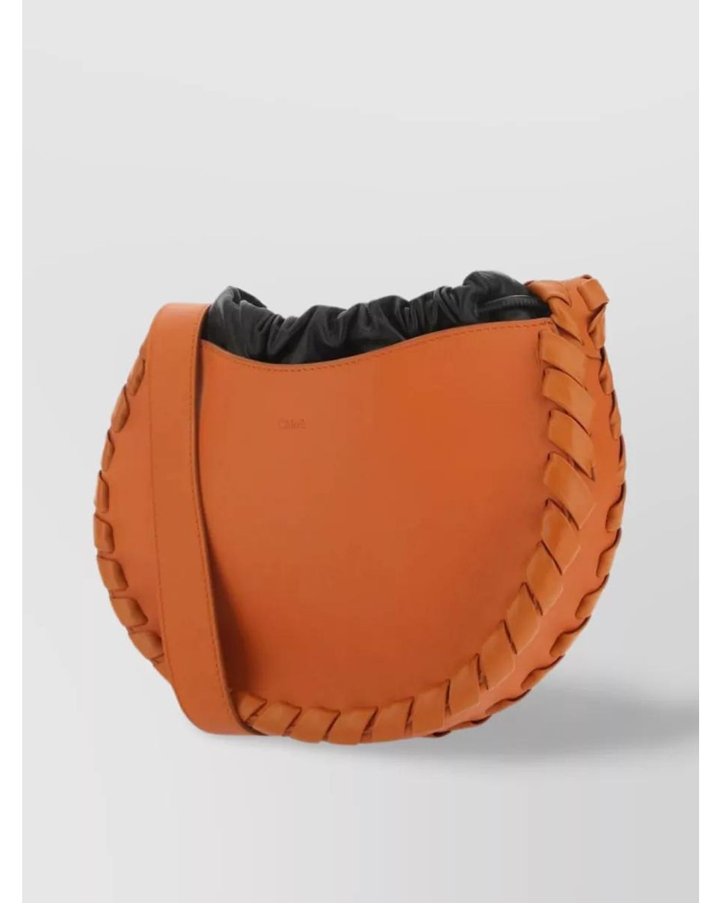 Chloé Orange Small Leather Cross-Body Bag