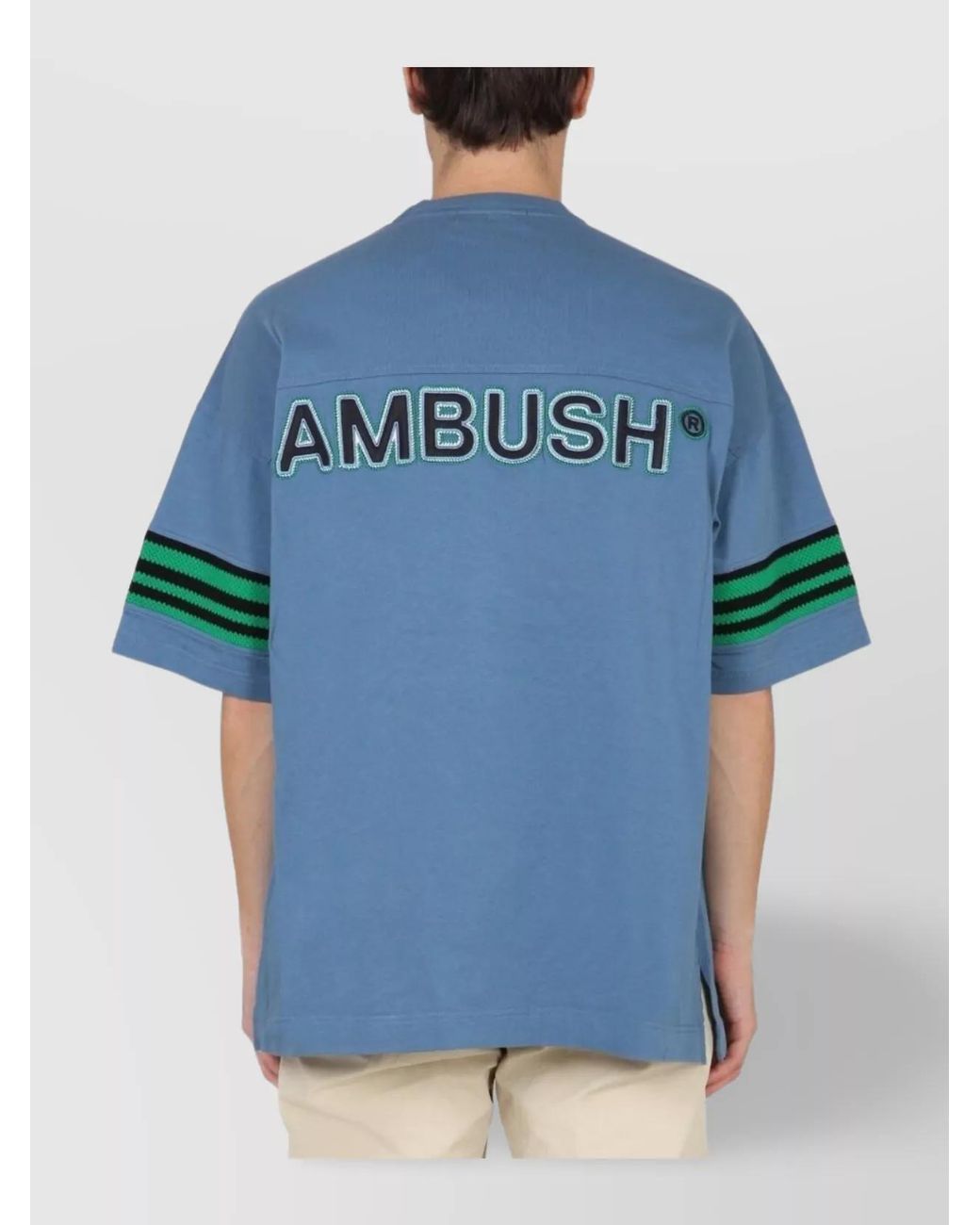 Ambush Blue Logo-Print T-Shirt for men