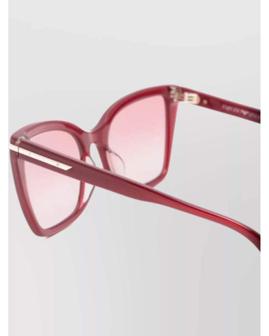 Emporio Armani Pink Square Sunglasses
