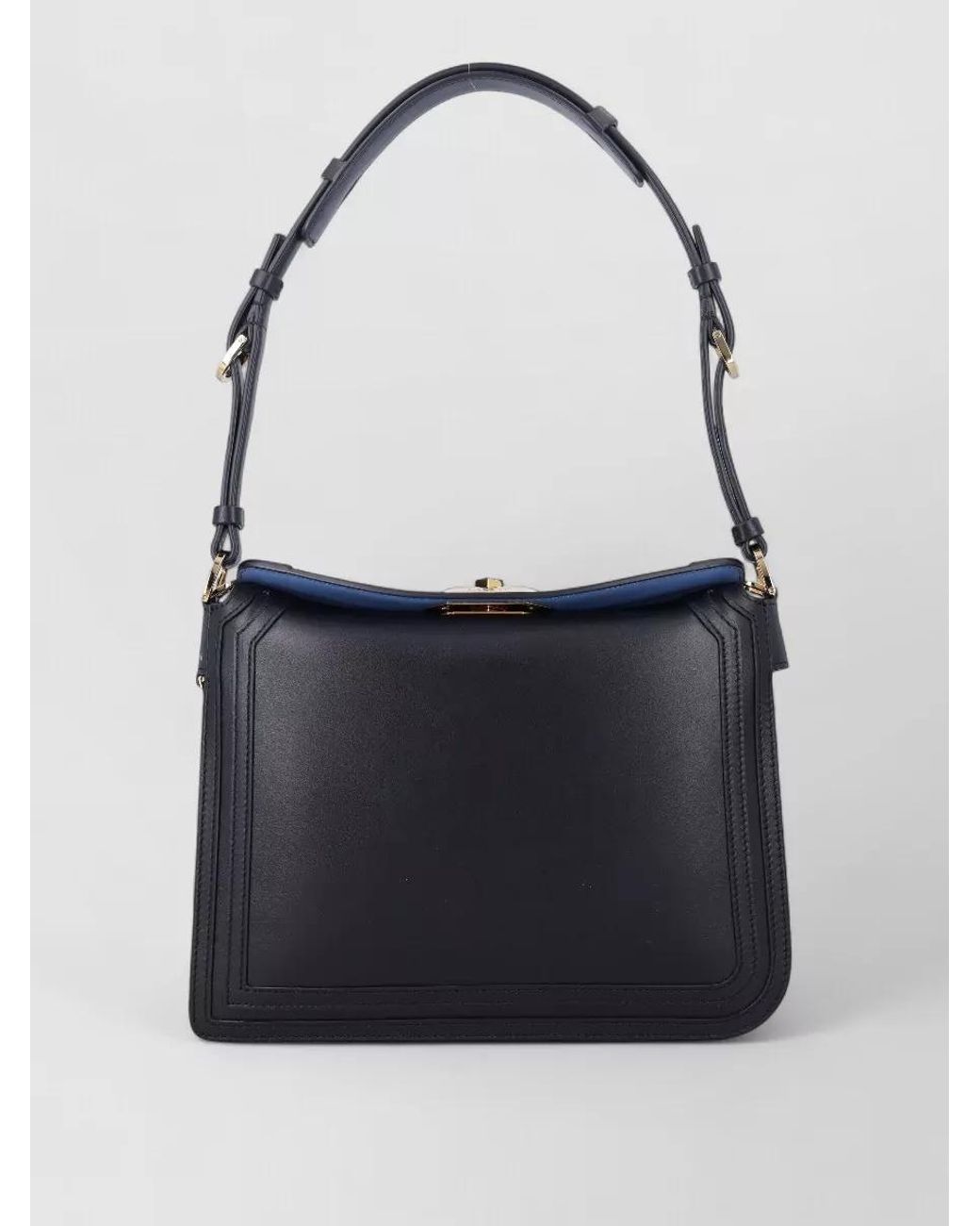 Lanvin Black Small Leather Shoulder Bag