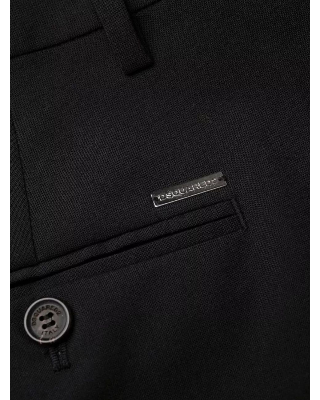 DSquared² White Cropped Trousers
