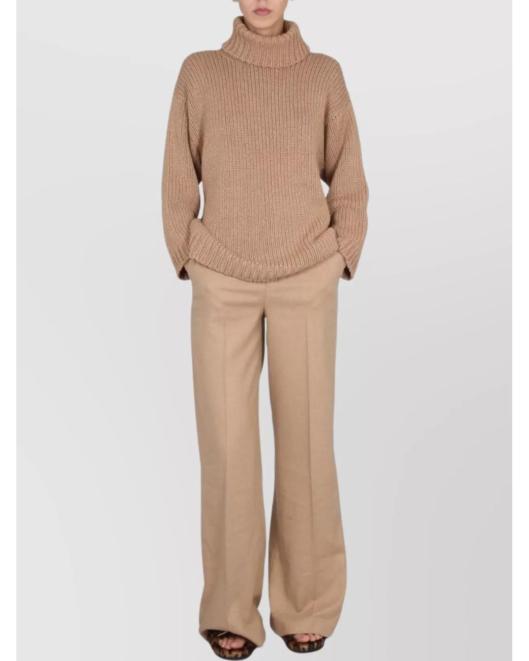 RED Valentino Natural Flared Trousers