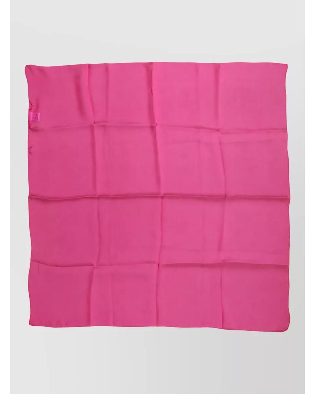 Dolce & Gabbana Pink Silk Square Foulard Scarf for men