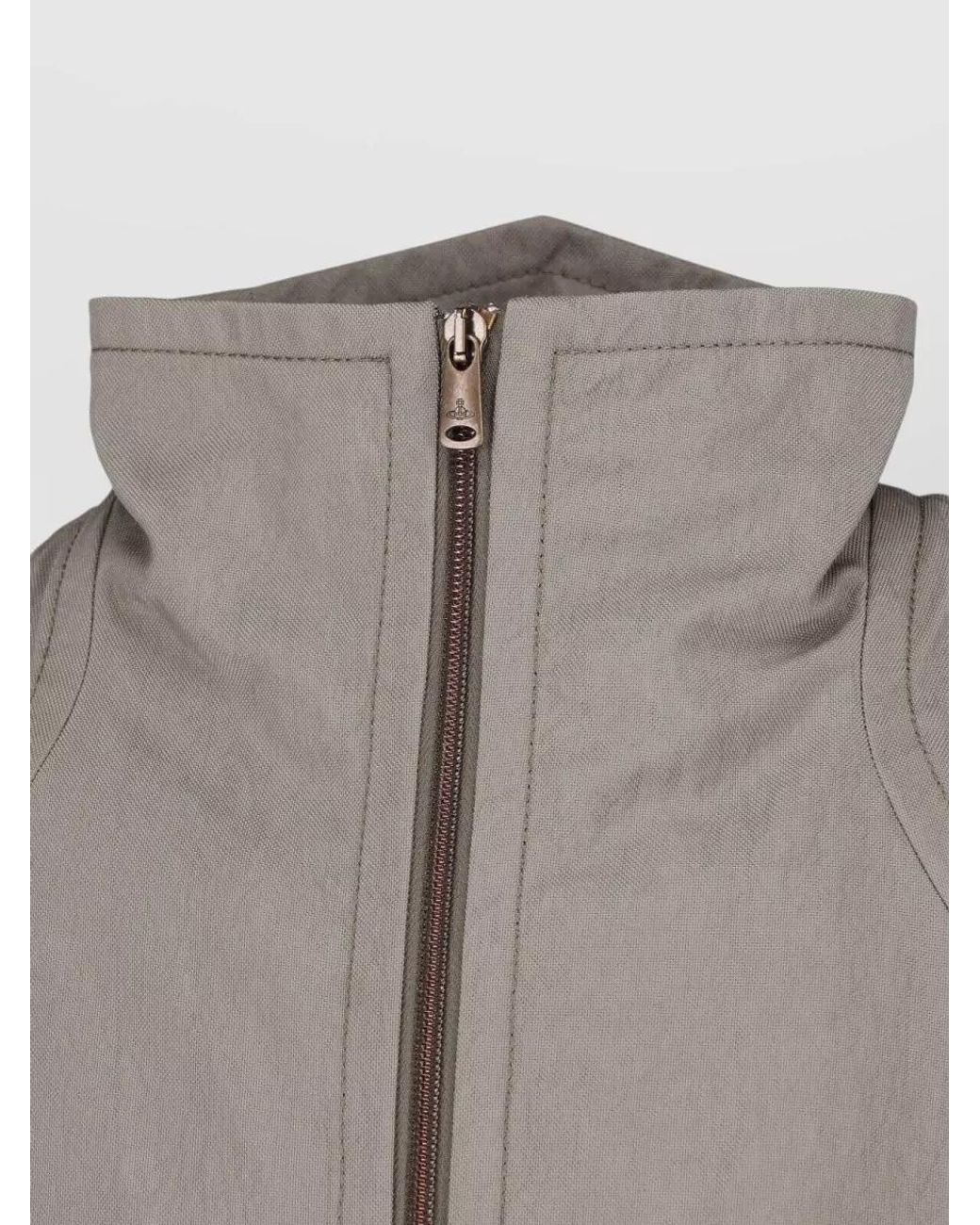 Vivienne Westwood Gray Puffer Coat for men