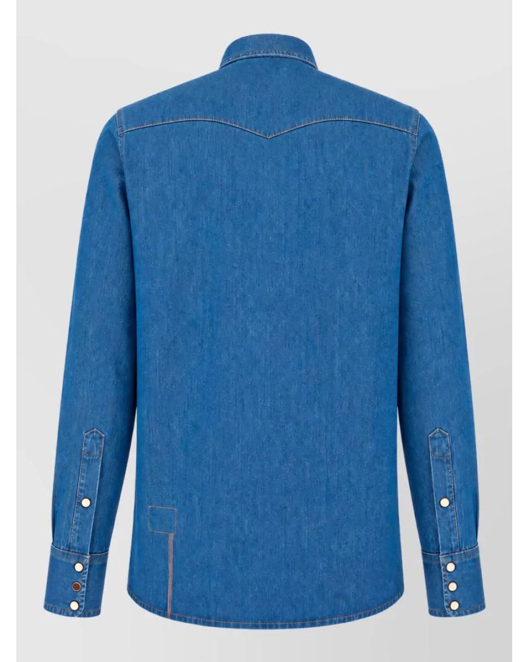 Fortela Blue Denim Shirt for men