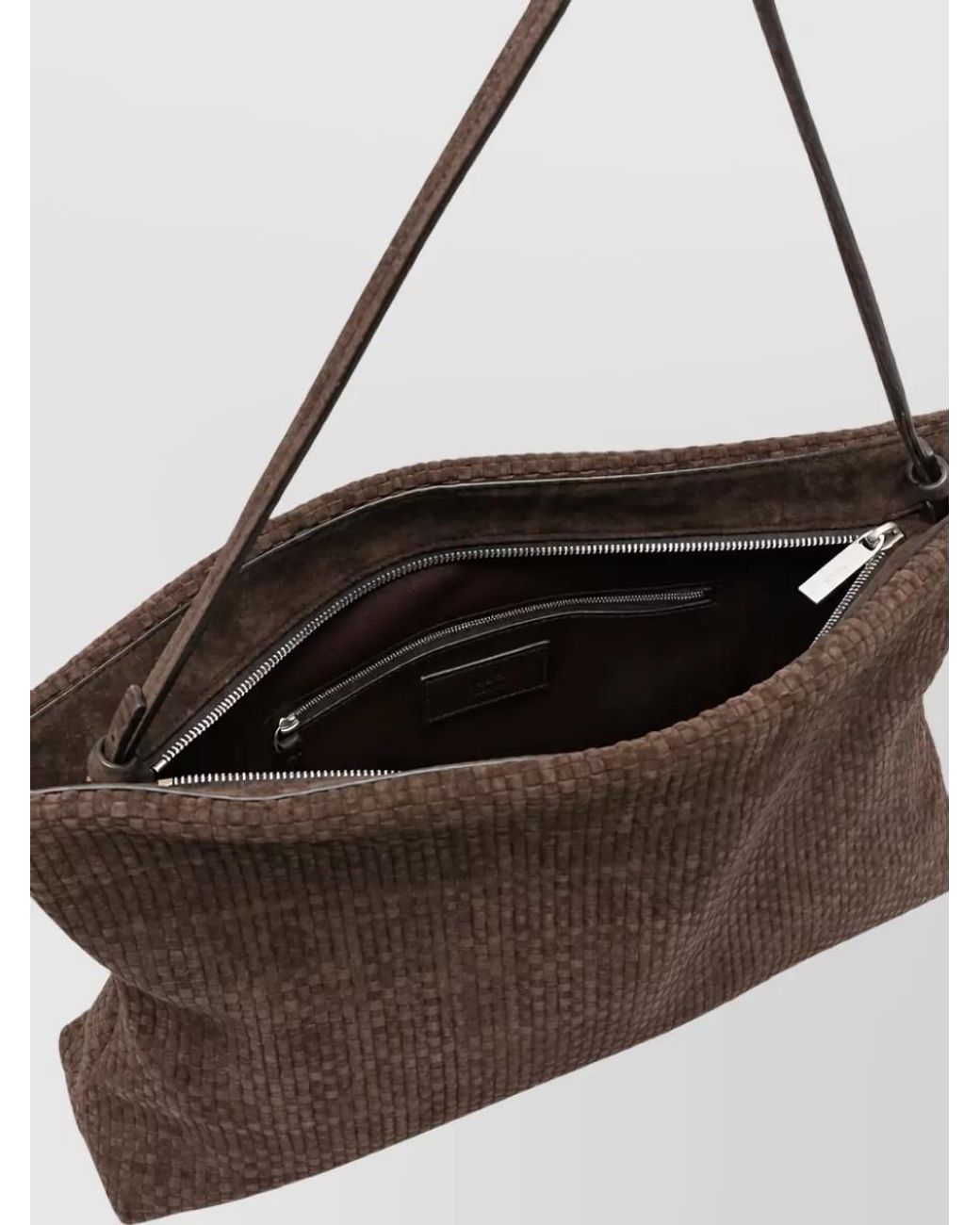 Marsèll Brown Braided Leather Pochette Bag