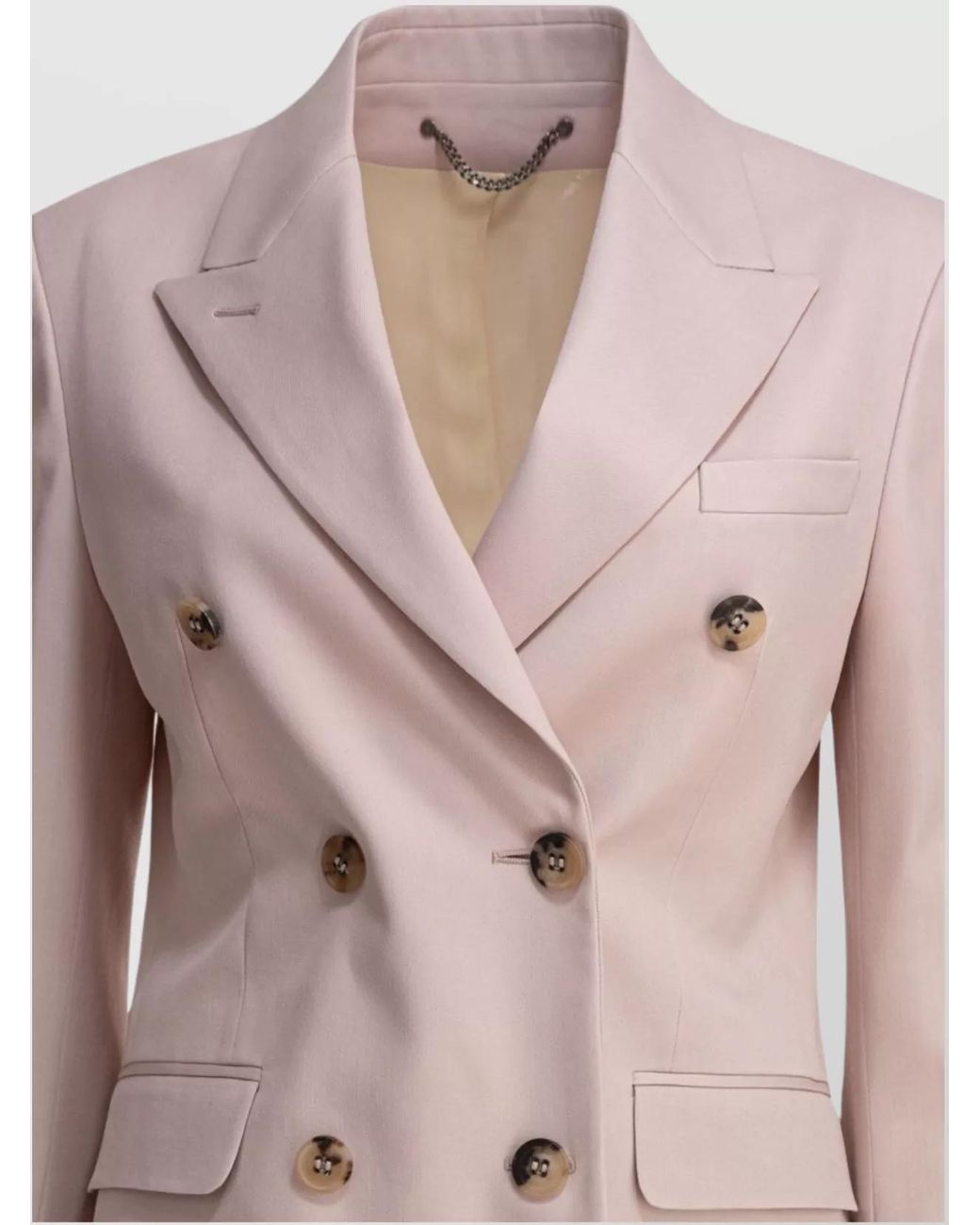 Golden Goose Deluxe Brand Pink Double-Breasted Blazer