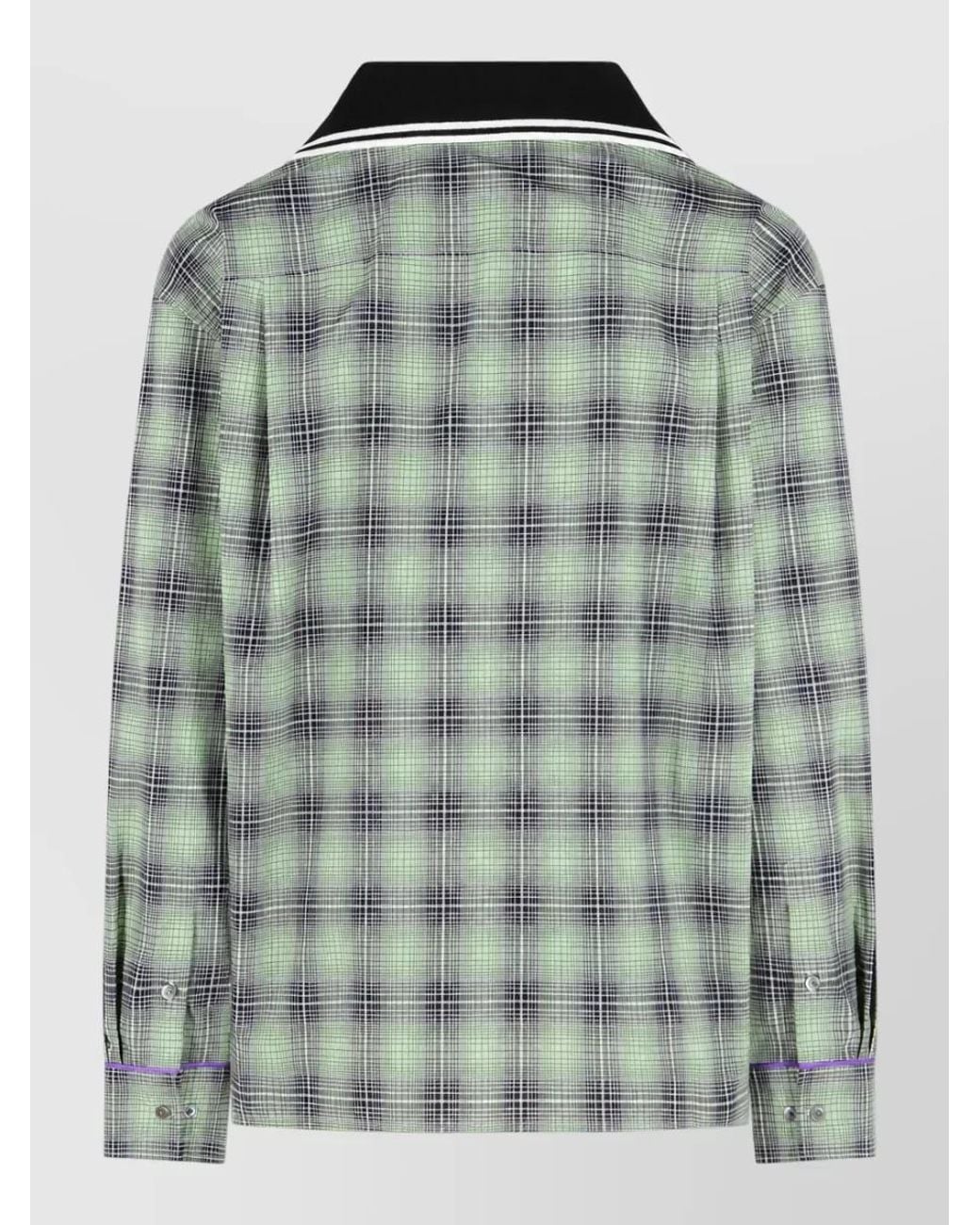 Marni Green Cotton Polo Shirt for men