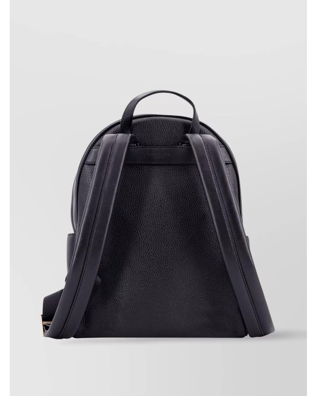 Michael Kors Blue Grainy Leather Backpack Adjustable Straps