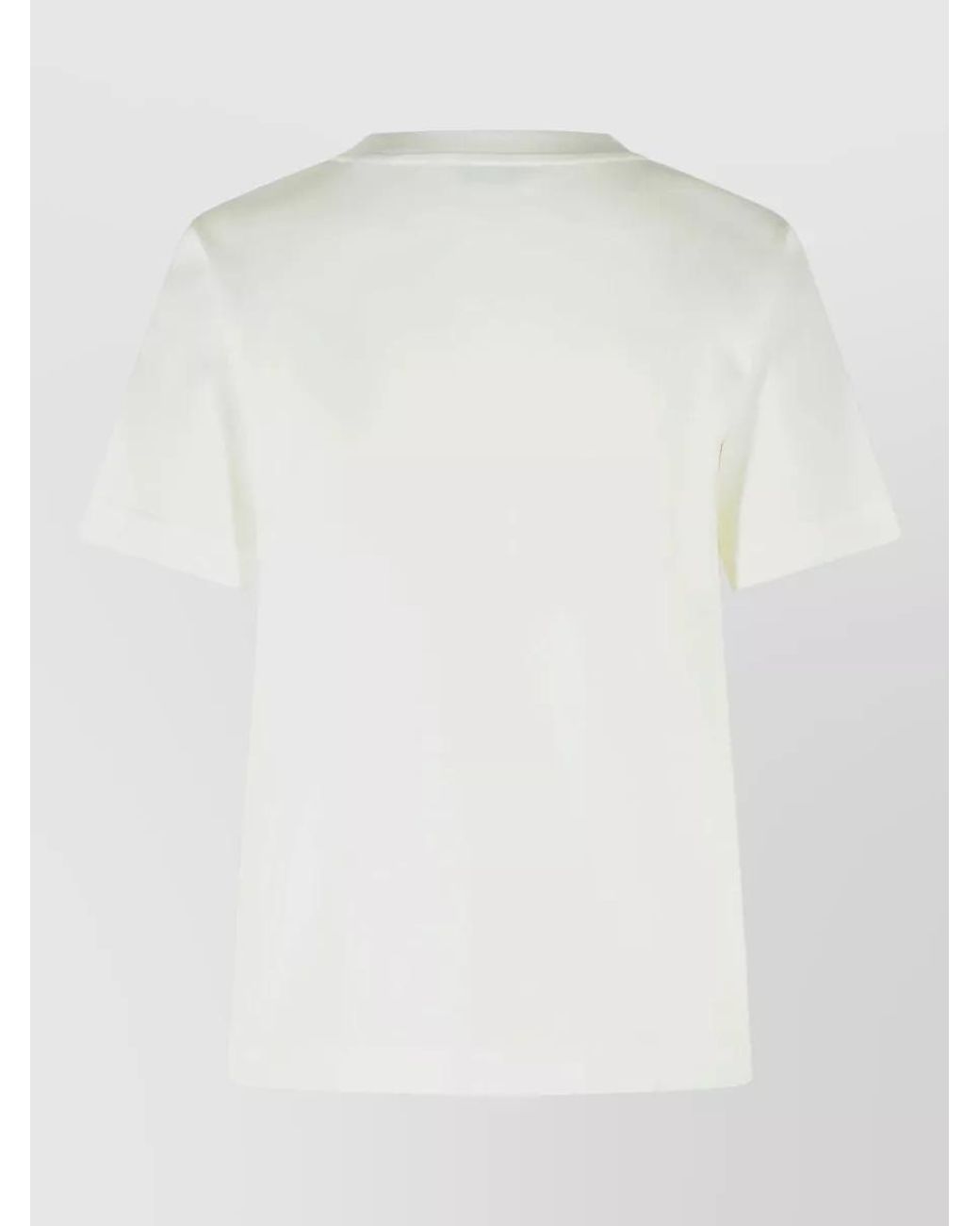 Burberry White Cotton T-Shirt