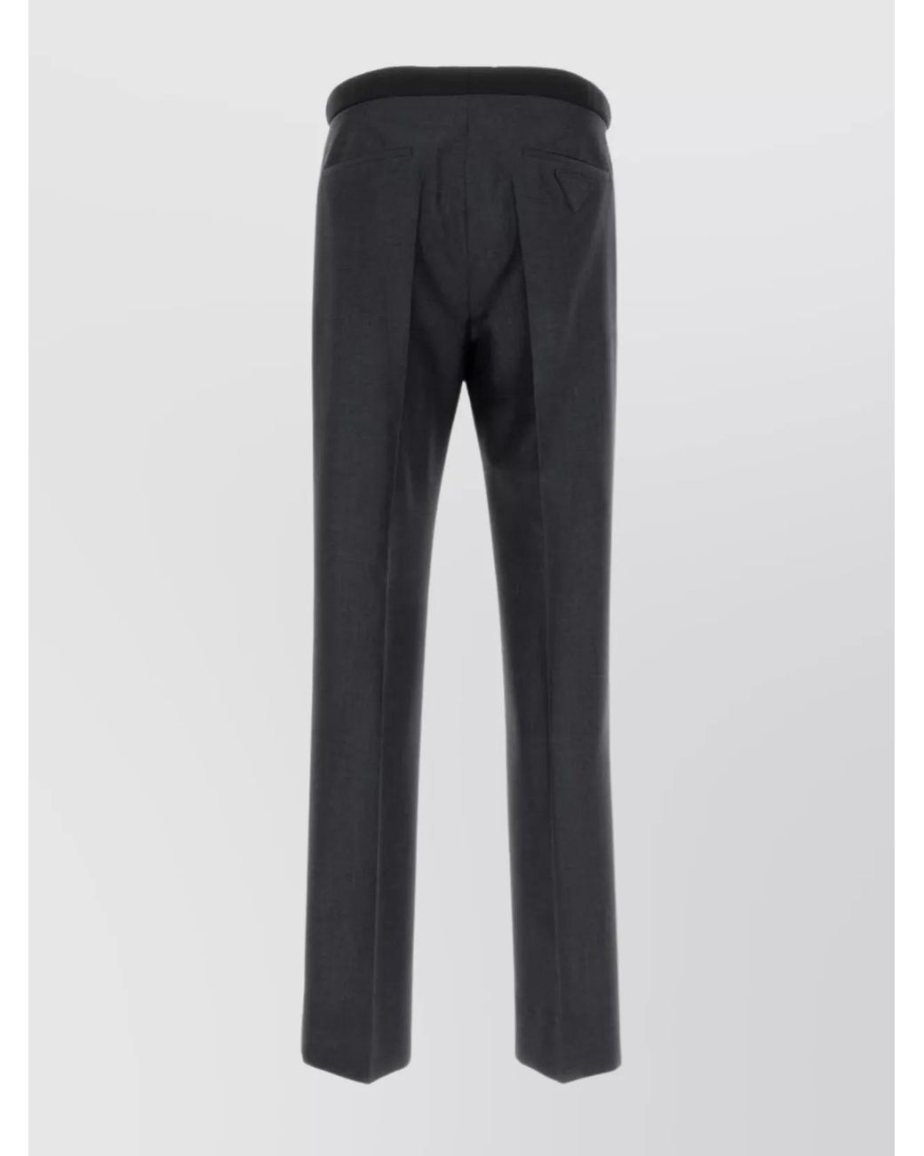 Prada Blue Mohair Wool Tailored Trousers for men