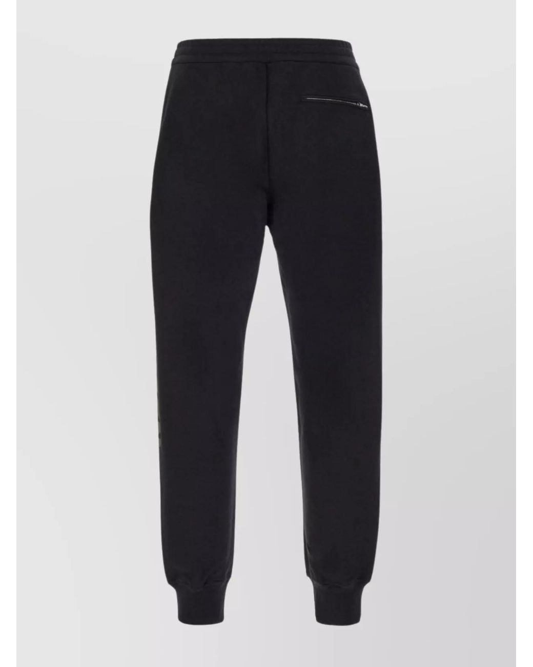 McQueen Blue Logo Print Tapered Track Pants for men